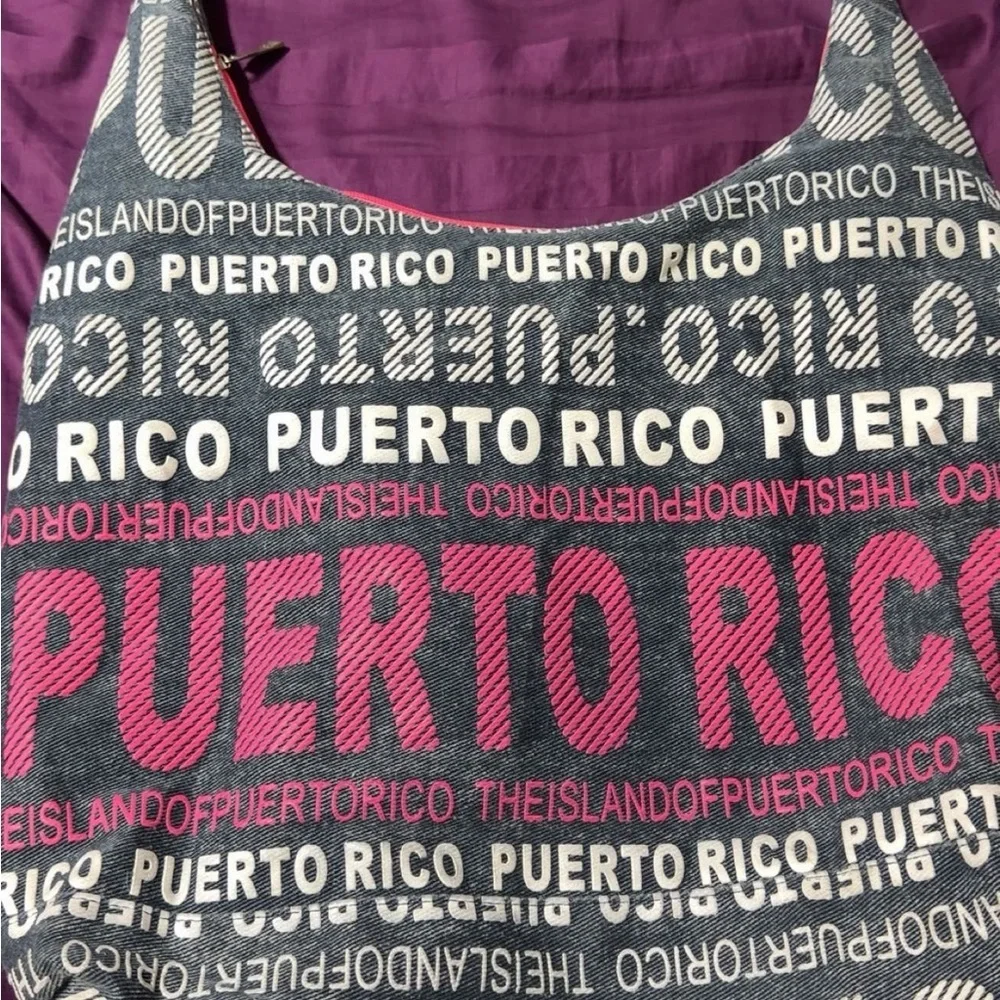 Robin Ruth Puerto Rico Large Canvas Hobo Bag
